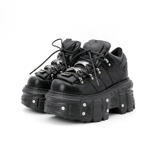 Baskets gothiques sur plateforme 8cm