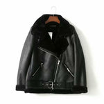Manteau Gothique Femme Cuir Noir