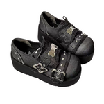 Chaussure à plateforme Spring Punk - Denim