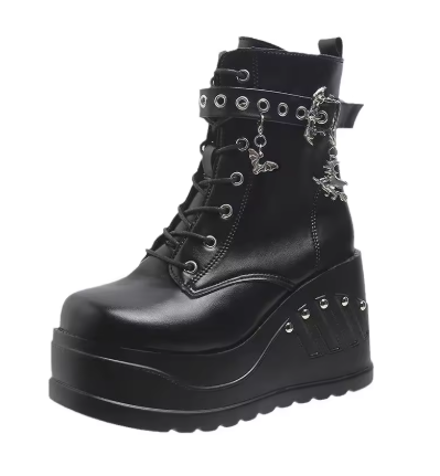 Bottine Gothique Sans Talons