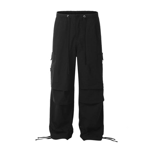 Pantalon cargo gothique Harajuku noir
