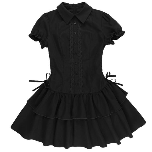 Robe taille haute style gothique