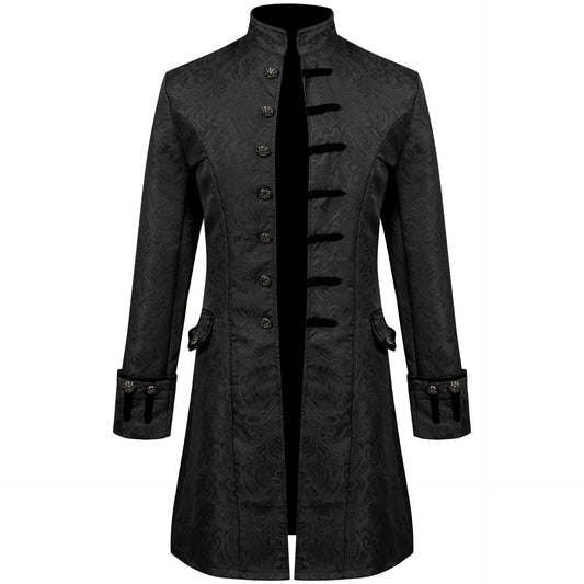 Manteau gothique mi-long inspiré de la saga The Witcher