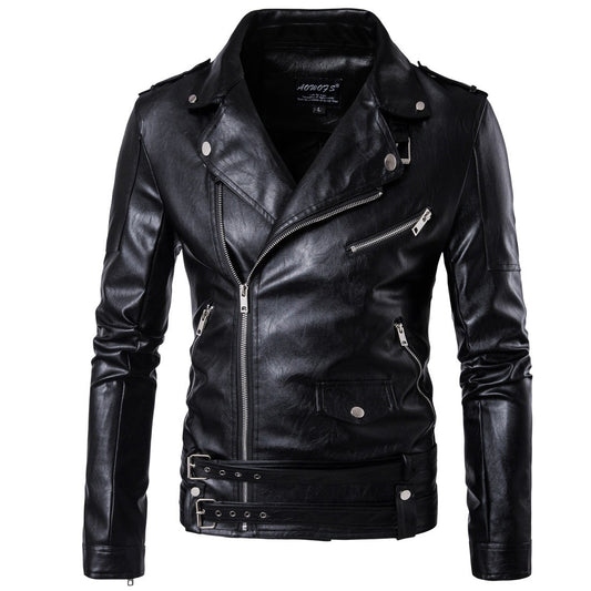 Veste en cuir gothique