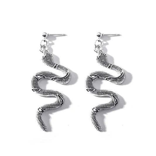 Boucles d'Oreille Gothique Serpent